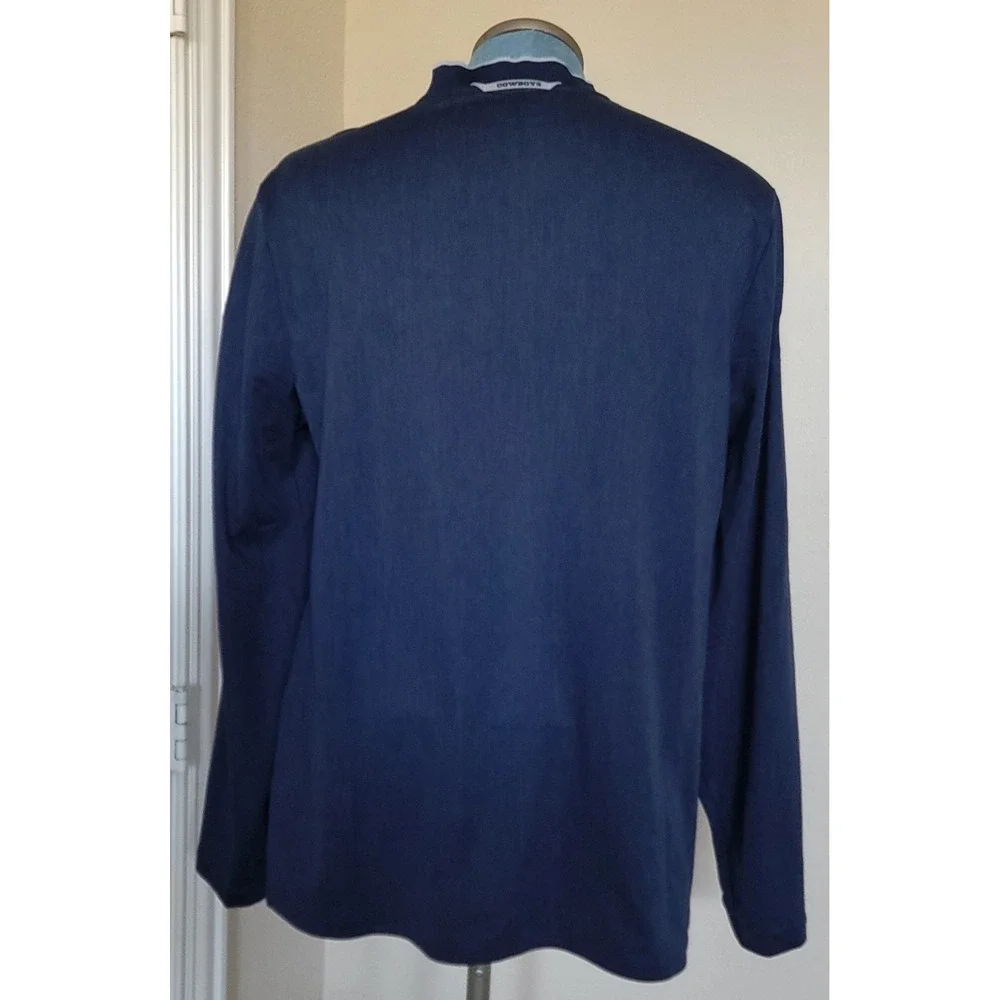 Nike Dallas Cowboys Men's NFL Team Apparel 1/4‎ Zip Pullover Long Sleeve Size L